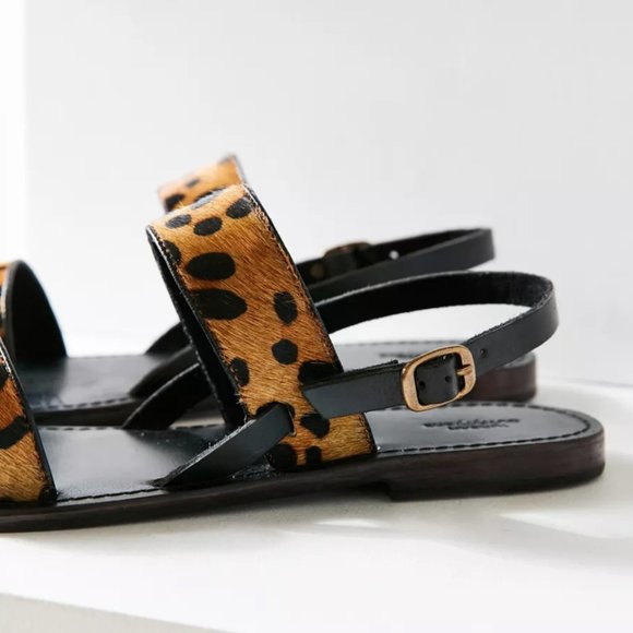 FL Penny Leopard Boho Peasant Hipster Hippie Art Chic Beach Artsy Cheetah Sandal - Picture 6 of 6